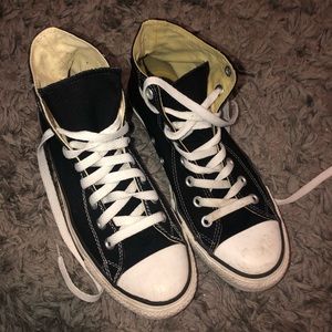 Used Converse Black High Tops